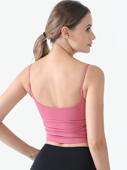 Luxuriate in Comfort and Style with the Ashtanga Spirit Harmony Sports Cami Top - A Flattering Fit for Every Body Type.