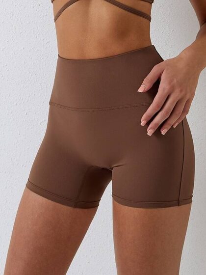Sumptuous Summer Seamless High-Waist Gym Shorts - Soft, Stretchy & Sexy Activewear