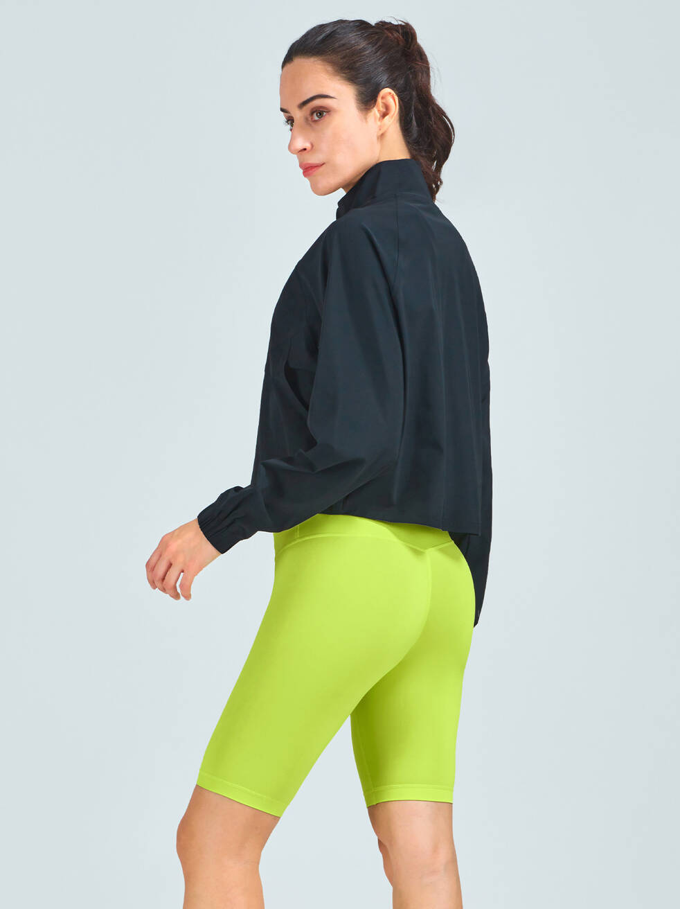 UPF 50+ Sun Protection Women's Zip-Up Cropped Jacket