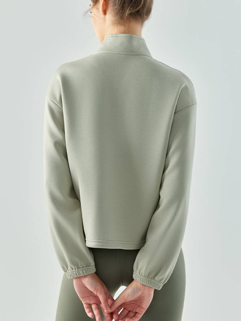 Luxurious Autumn/Winter Womens Drawstring Waist Yoga Jacket - Cozy Comfort & Style!