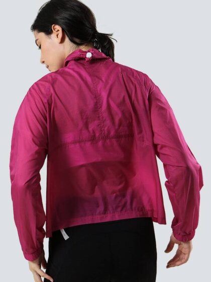 Stay Protected in Style: Sun-Blocking Zipper Jacket with Pockets