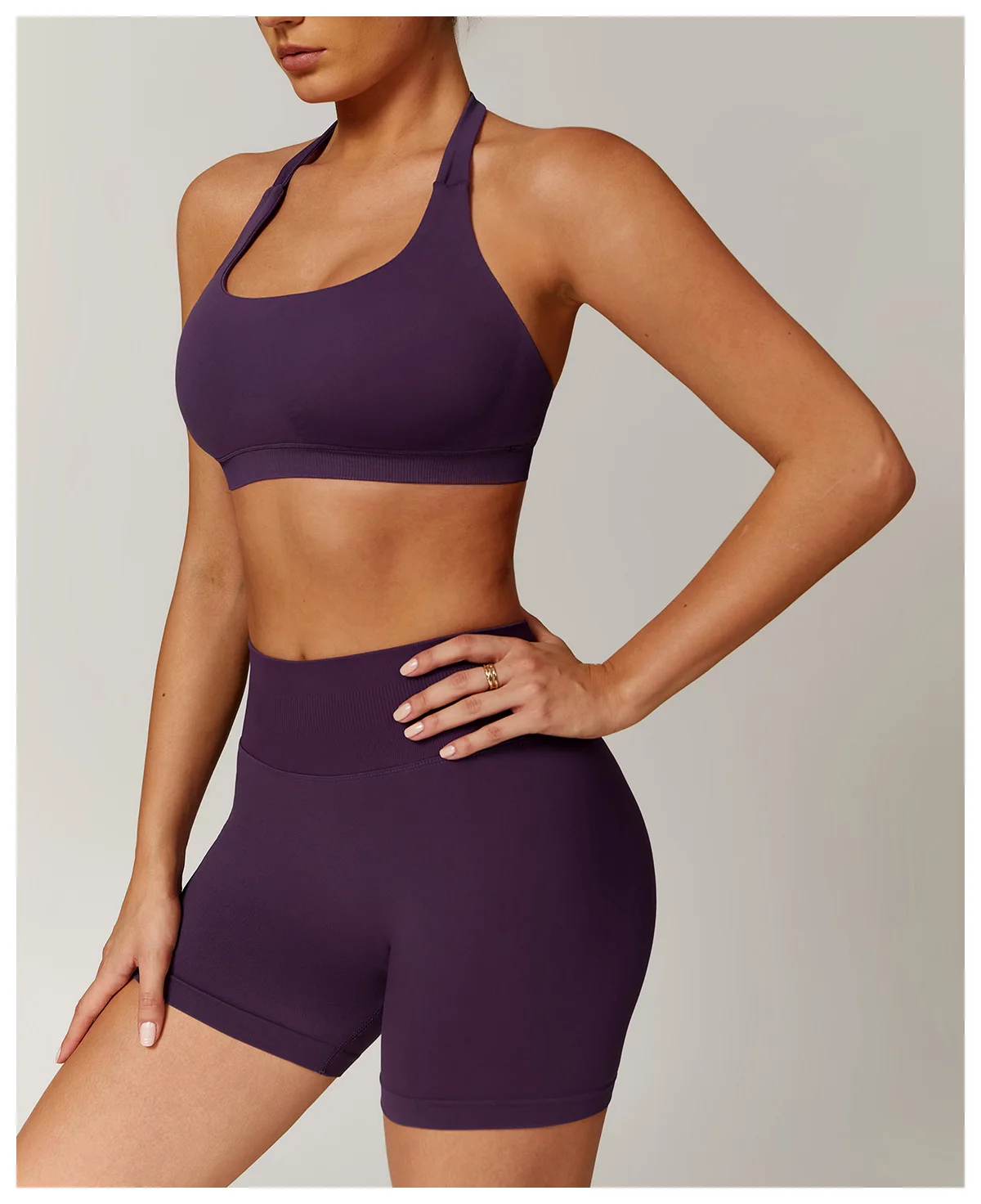 Empower Your Workout with our Versatile Womens Hanging Neck Yoga Sports Bra - Breathable, Shock-Proof, and Stylish for Gym, Running, and Yoga Sessions!