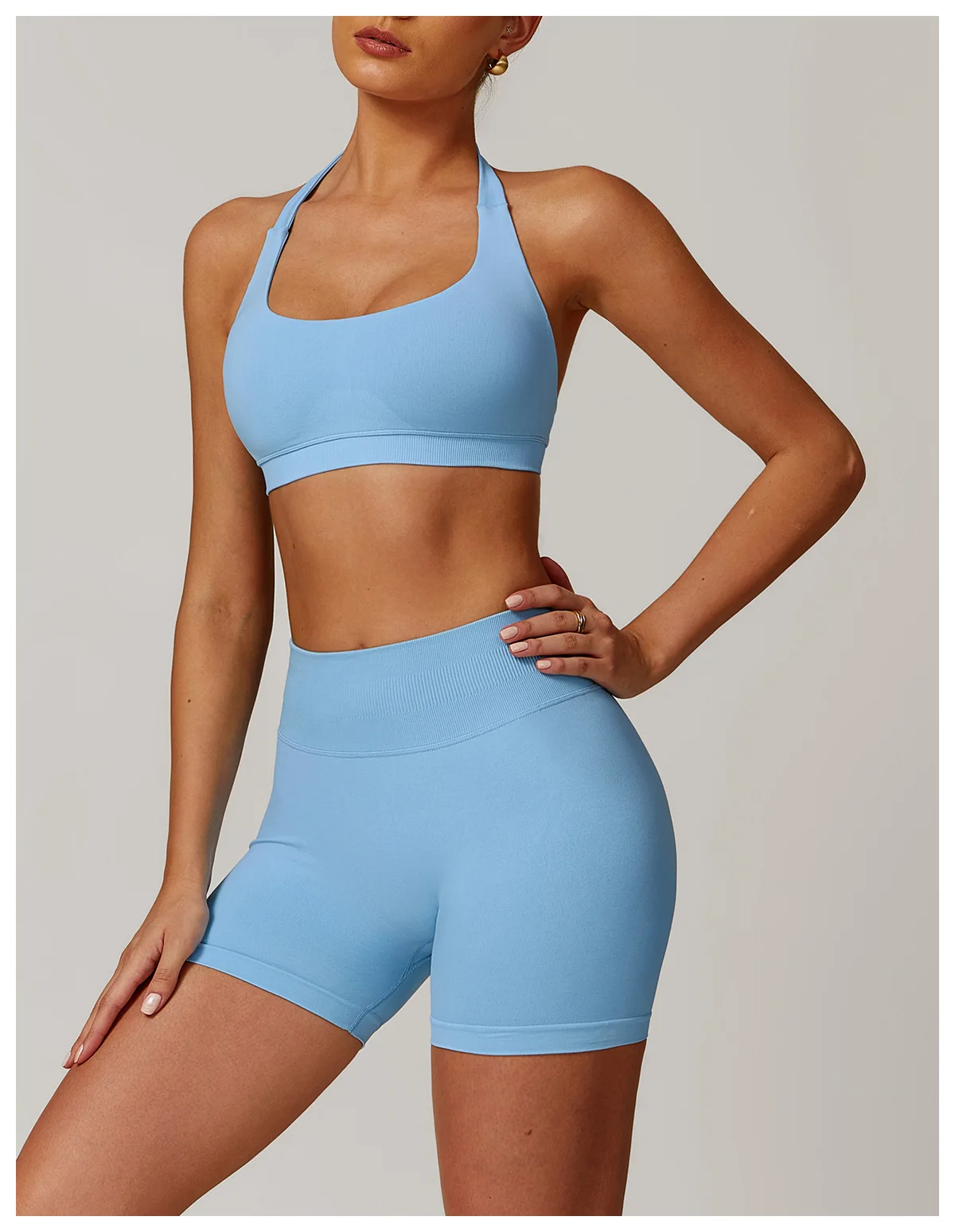 Unleash Your Inner Goddess with our Versatile Womens Bra: The Ultimate Choice for Hanging Neck Yoga, Breathable Shock Protection, Gym Workouts, Fitness Boosting Push-Ups, and Active Sportswear in Yoga, Running,