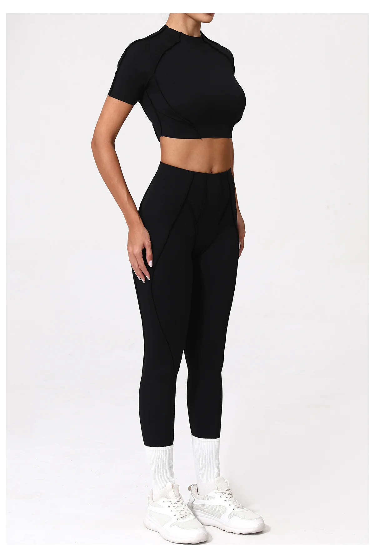 Get Fit and Flirty with These Sizzling Sportswear Sets: Womens Yoga Tracksuits, Workout Shorts, High-Waisted Leggings, and Gym Suits for a Killer Body!