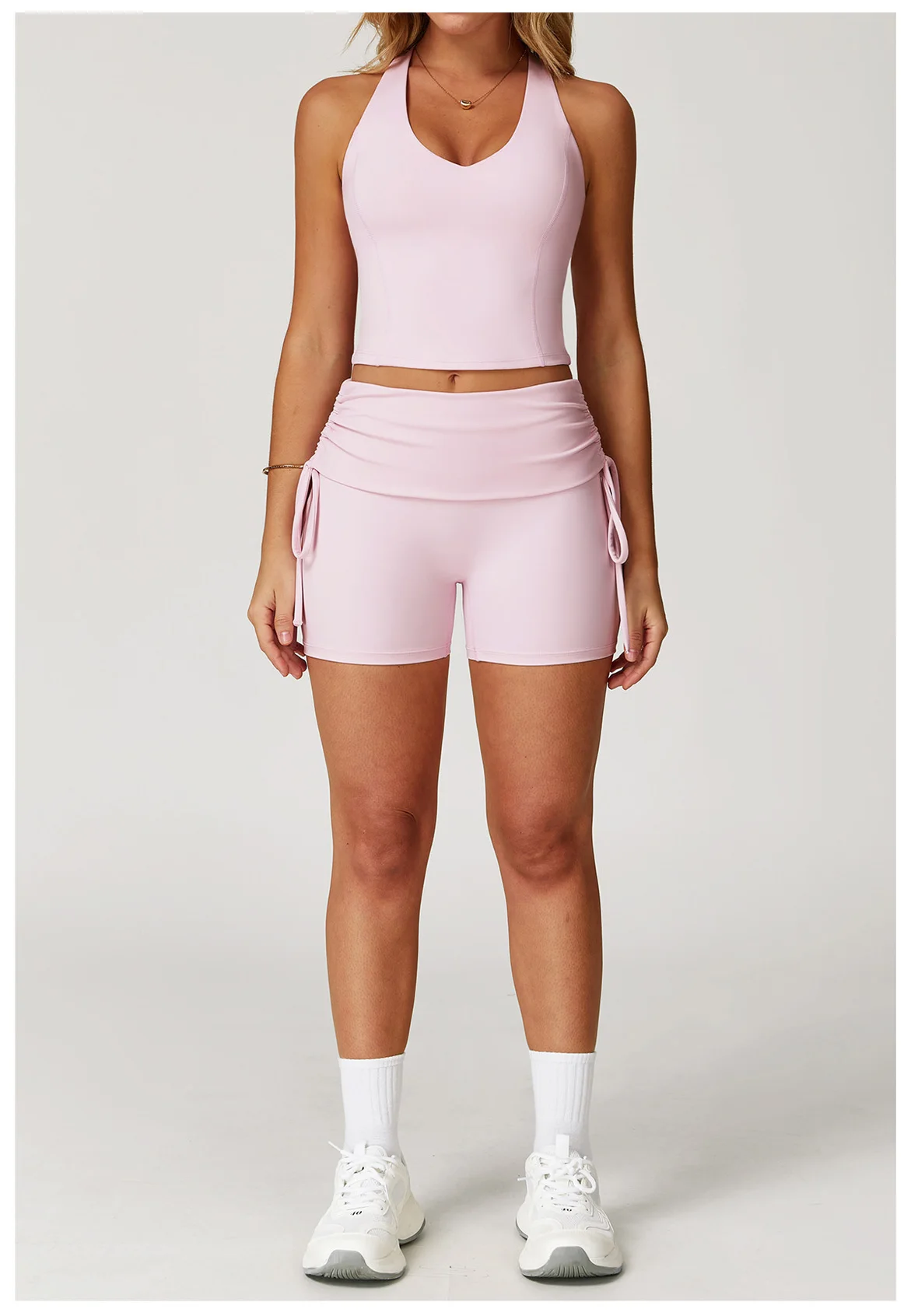 Sexy and Versatile: 2-Piece Yoga Set for Women - Workout Sets, Tracksuit, Gym Clothes, Push Up Fitness, Running Sportswear, Sport Bra, Leggings Suit, Athletic Wear