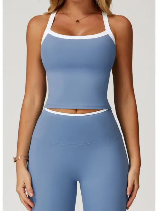 Sports Bra Women Top Push Up Fitness Yoga Underwear Sport Tops For Women Breathable Running Vest Bralette Gym Color Blocked Bra