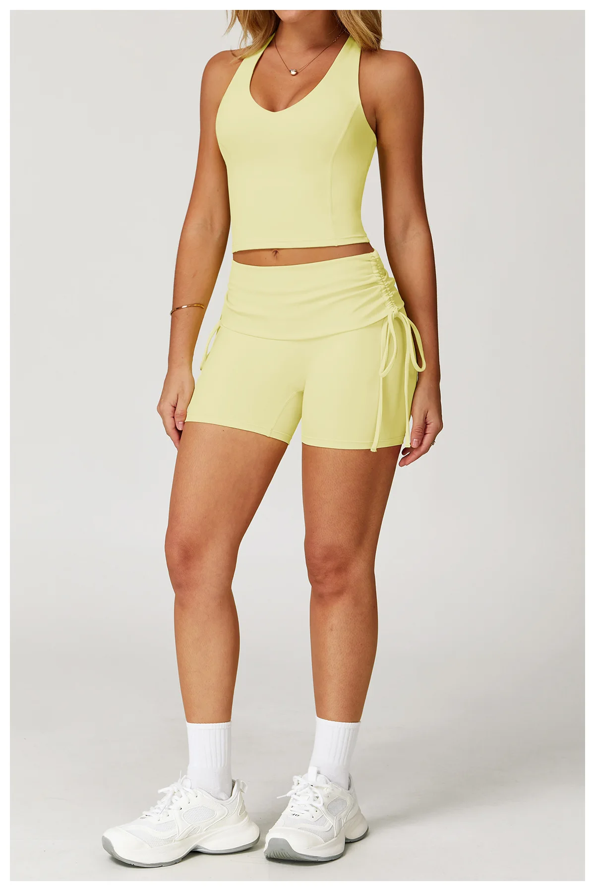 Ultimate 2-Piece Yoga Set for Women: Stylish Workout Outfit with Push-Up Sport Bra and Leggings for Gym, Running, and Fitness Activities - Athletic Sportswear for the Active Female