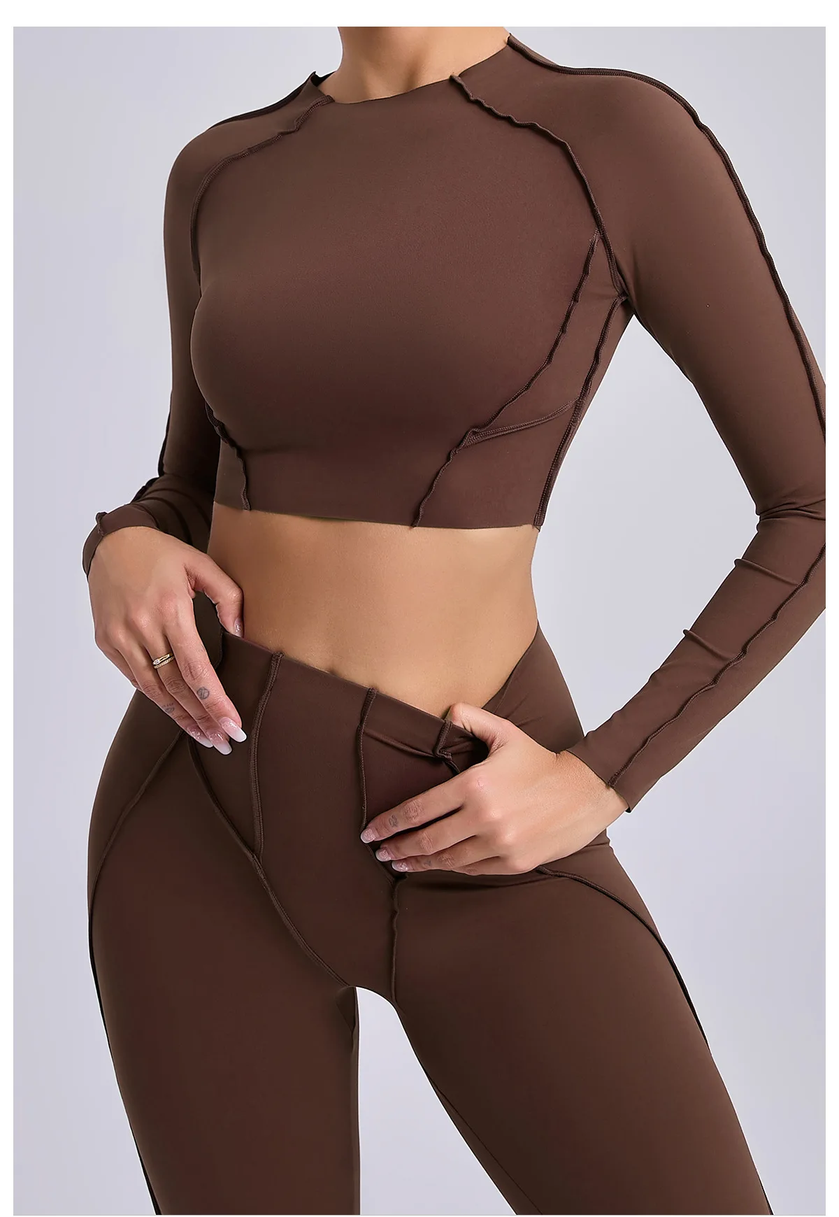 Unleash Your Inner Athlete: Womens Long Sleeve Workout Top for Pilates, Gym, Yoga, and Running - Stretchy Active Wear Sports Shirt with Elastic Fit