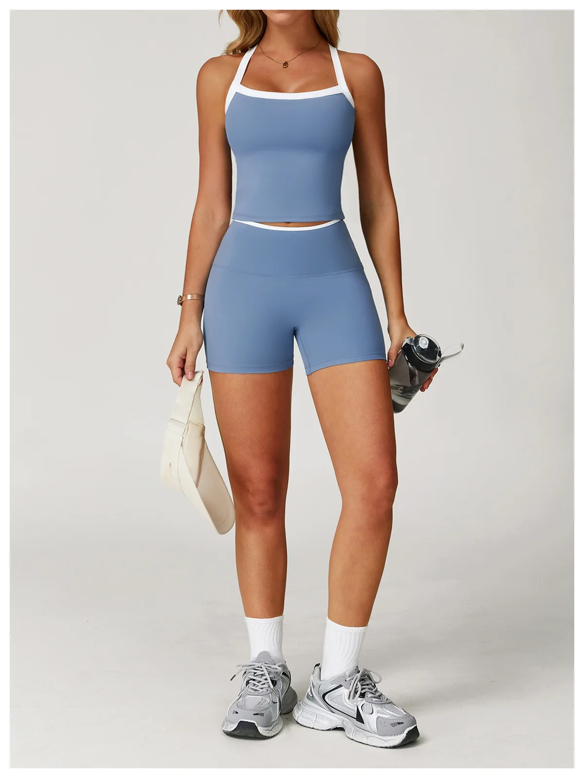 Unleash Your Inner Athlete with our Multi-Functional Color Blocked Sports Bra: The Ultimate Push-Up Fitness Companion for Womens Yoga, Running, and Gym Workouts!