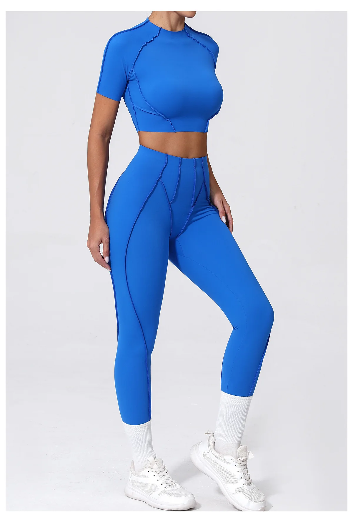 Unleash Your Inner Goddess: Versatile Womens Fitness Suit with Sporty Style and Superior Performance - Includes Yoga Sets, Tracksuit, Workout Gear, and High Waist Leggings for the Ultimate Gym Experience!