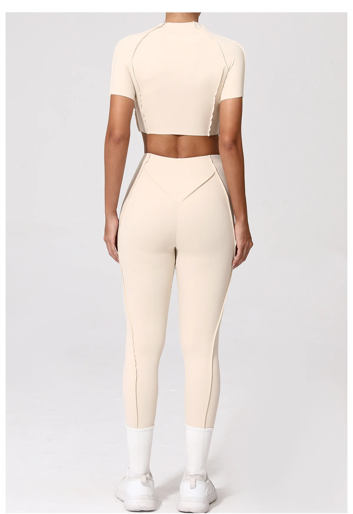 Unleash Your Inner Athlete with Our Ultimate Fitness Suit: Yoga Sets for Women - Featuring Short Sleeves, High Waist Leggings, and Gym-Ready Sportswear for a Killer Workout!