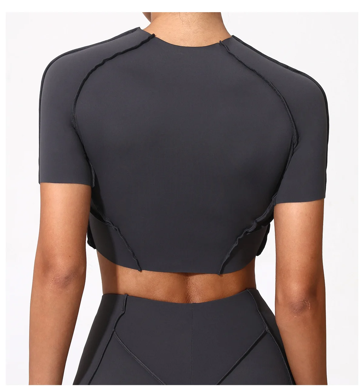 Get Your Fitness On: Sexy Summer Workout T-Shirt for Women - Breathable, Stretchy, and Slimming Gym Tee with Short Sleeves and Round Neck - Perfect for Running, Yoga, and a Wide Range of Active Sports!