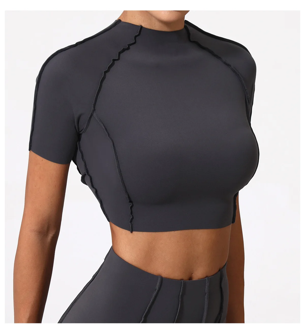 Rev up Your Fitness Game with Our Sizzling New Womens Running T-Shirt - Perfect for Summer Workouts and Gym Sessions! Short Sleeve, Round Neck, Breathable, Stretchy, and Slimming - Get Ready to Turn Heads and Crush