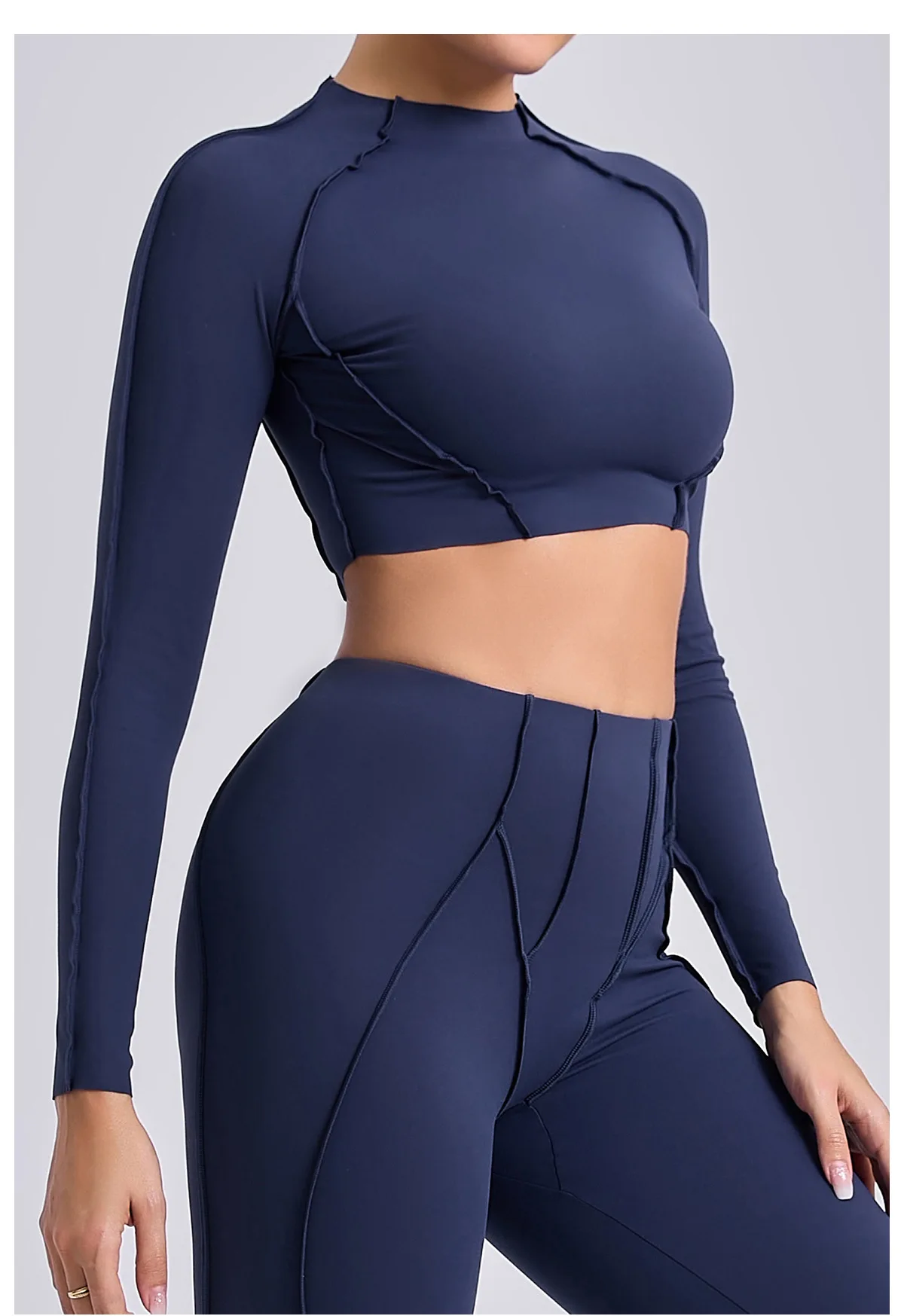 Unleash Your Inner Athlete: Versatile Workout Top for Women - Long Sleeve Active Wear with Elastic Fit for Gym, Pilates, Yoga, and Running
