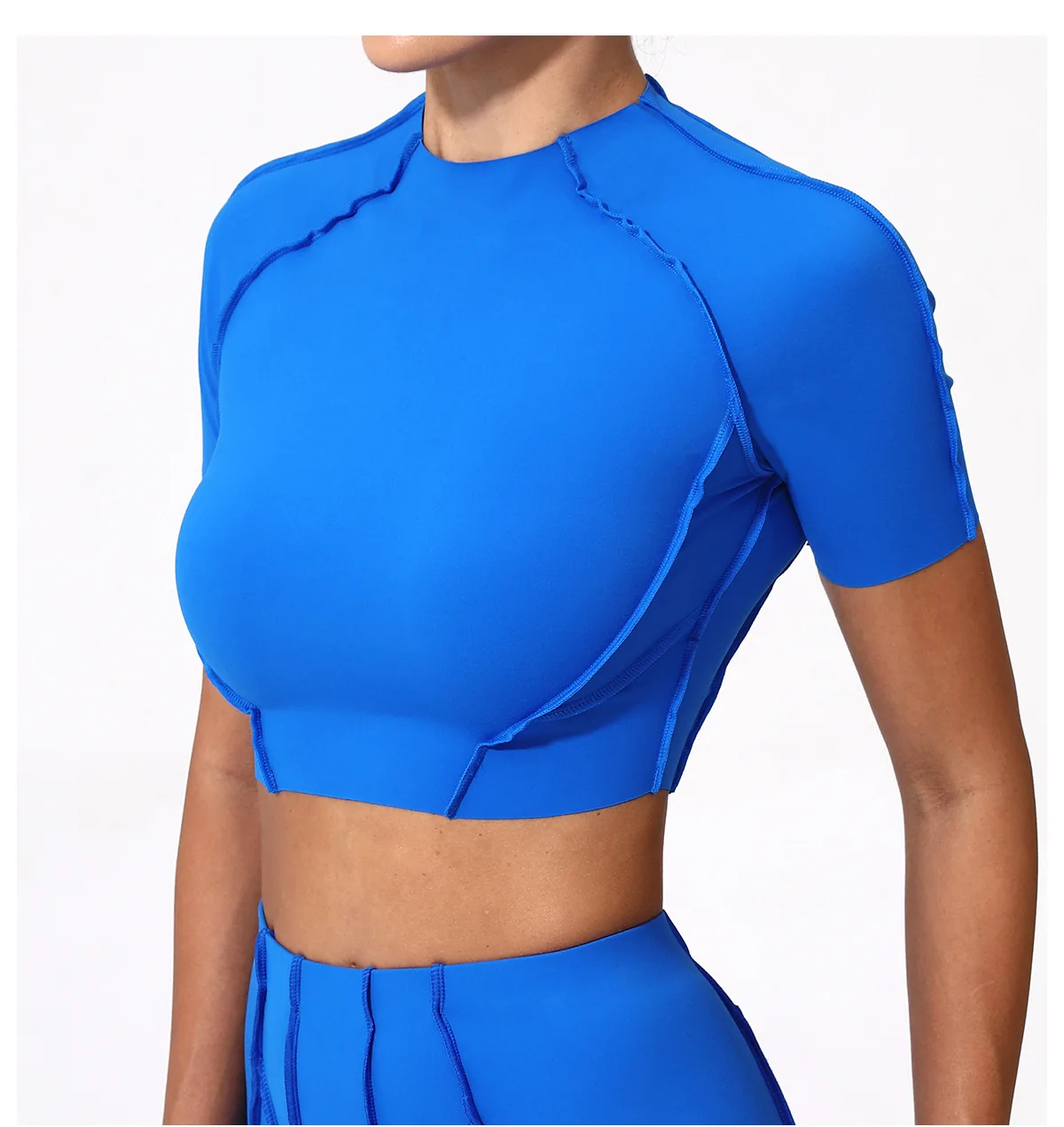 Get Ready to Sweat in Style: Hot Summer Womens Workout T-Shirt - Breathable, Stretchy, and Slimming for Gym, Yoga, and More!