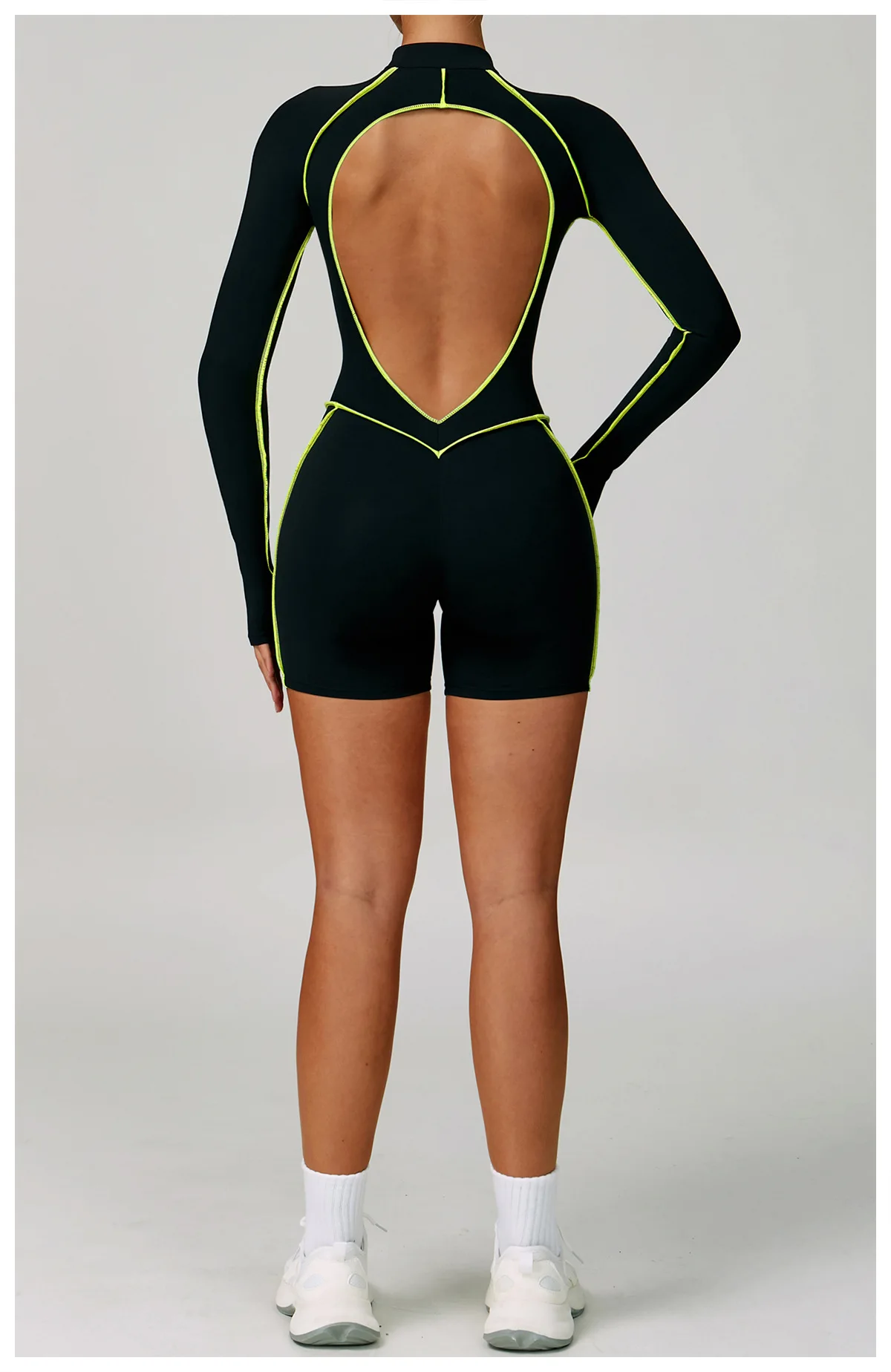 Ultimate Womens Gym Set: Versatile Jumpsuit for Training, Yoga, and Sportswear. Stay Fit and Fabulous with Long-Sleeved Rompers, Push Up Bodysuits, and Fitness Gear for Women!