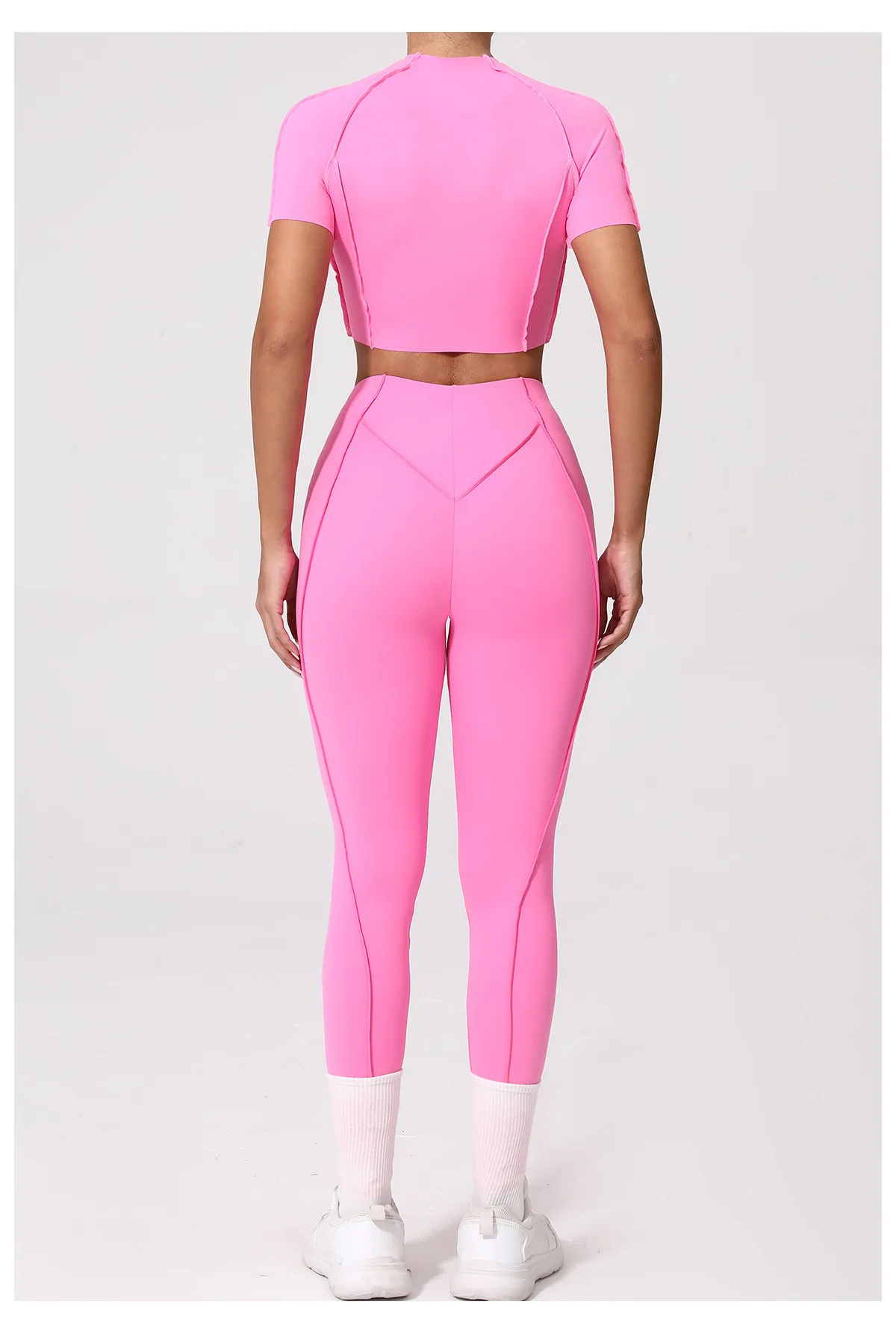 Indulge in Ultimate Comfort and Style with our Sensational Fitness Suit Yoga Sets for Women - Elevate Your Workout with Short Sleeves, High Waist Leggings, and Gym-Ready Sportswear in a Wide Range of Colors and Designs