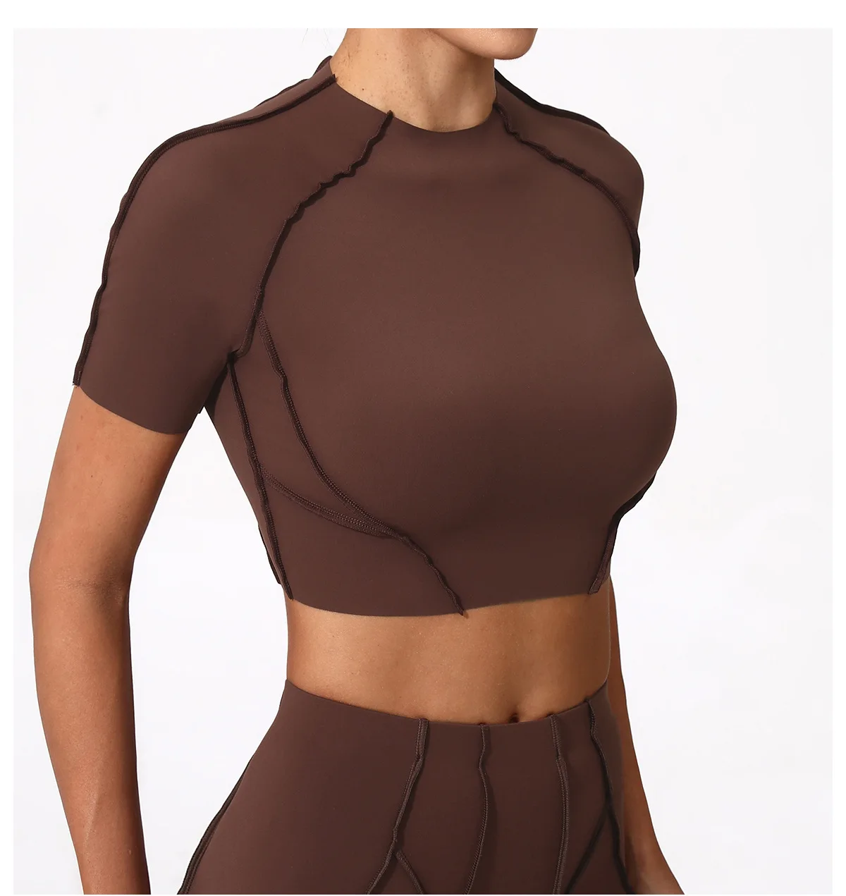 Empower Your Workout with the Ultimate Summer Running Tee: Stylish Short Sleeve Round Neck Fitness Shirt for Women - Breathable, Stretchy, and Perfect for Gym, Yoga, and Any Active Lifestyle