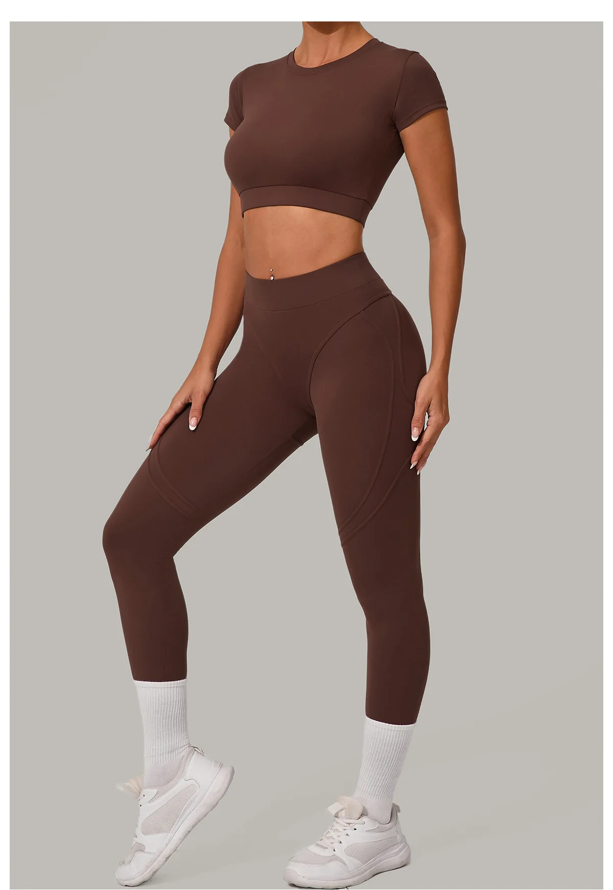 Ultra‑Soft Booty Sculpt Leggings Seamless Contour Yoga Pants - Image 11