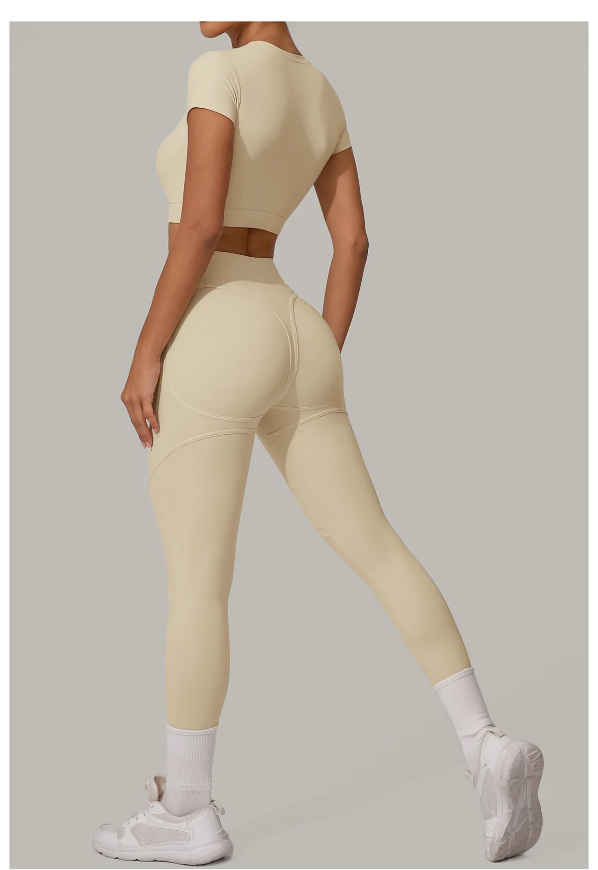 Ultra‑Soft Booty Sculpt Leggings Seamless Contour Yoga Pants - Image 23