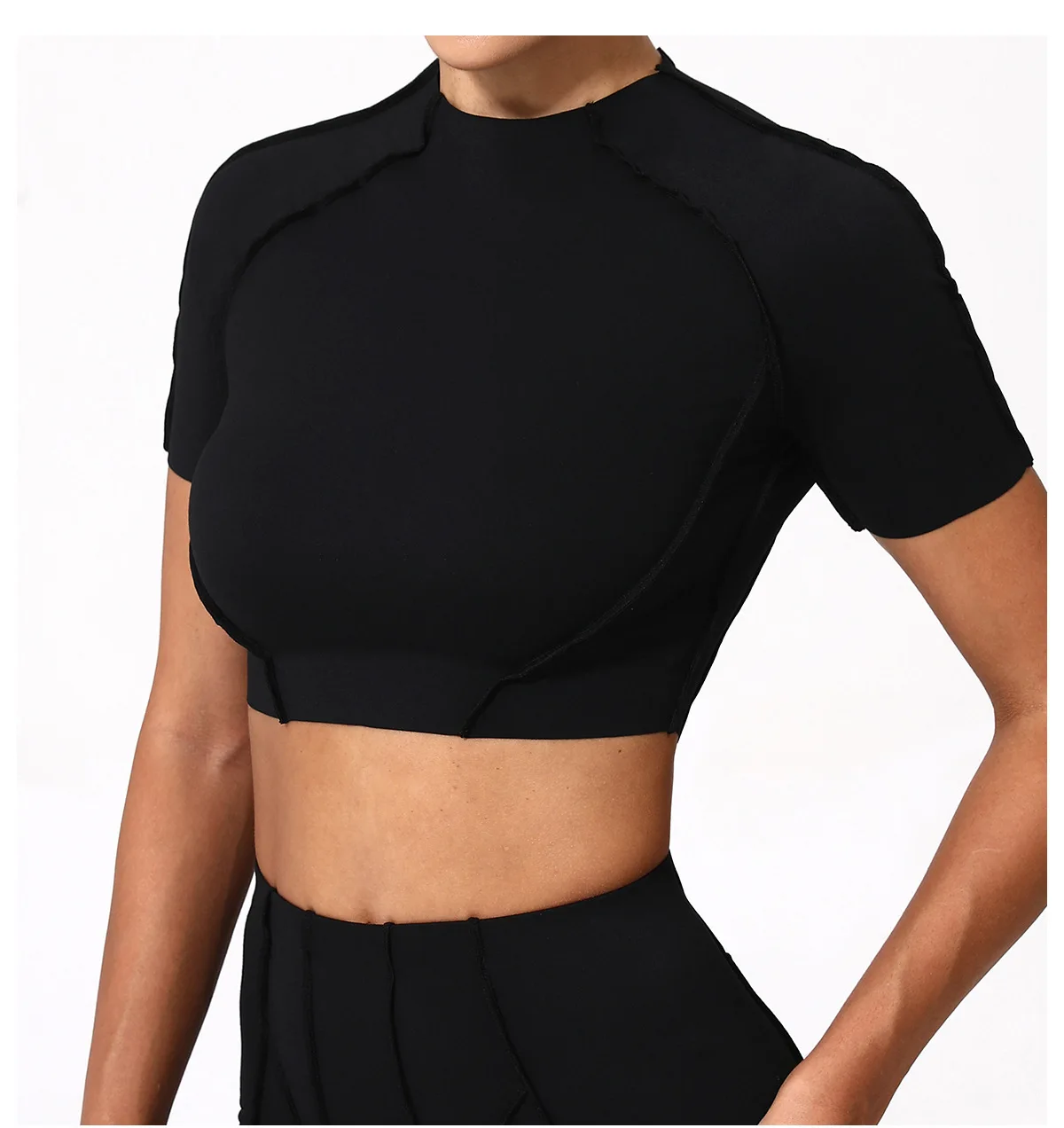 Unleash Your Inner Athlete: The Ultimate Womens Workout Tee for Summer - Short Sleeve, Round Neck, Breathable, Stretchy, and Slimming - Perfect for Gym, Yoga, and Fitness