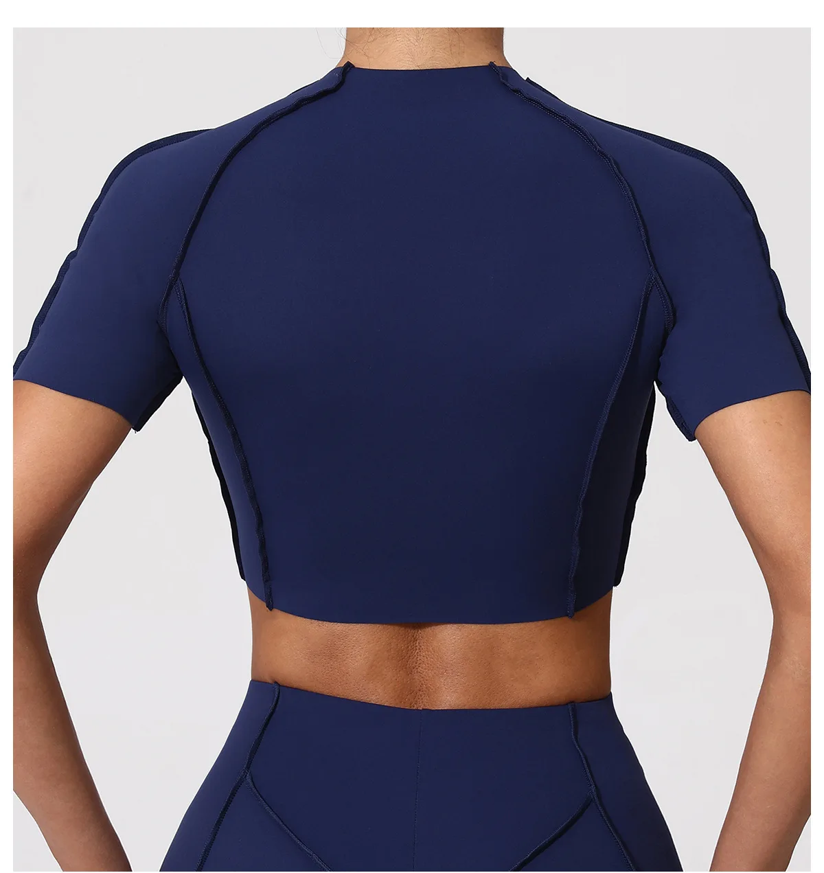 Upgrade Your Workout Wardrobe with our Latest Womens Athletic Tee - Perfect for Summer Runs and Yoga Sessions! Stay Cool and Comfy in our Breathable Short Sleeve Round Neck T-Shirt, Designed for a Slim and Stretchy Fit to Enhance