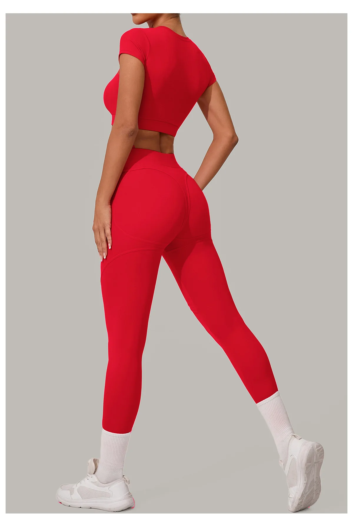 Ultra‑Soft Booty Sculpt Leggings Seamless Contour Yoga Pants - Image 15