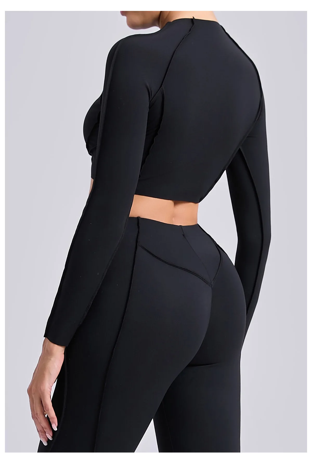 Indulge in the Ultimate Workout Experience with this Sensuously Stylish Womens Long Sleeve Gym T-shirt - Perfect for Pilates, Yoga, Running, and More!