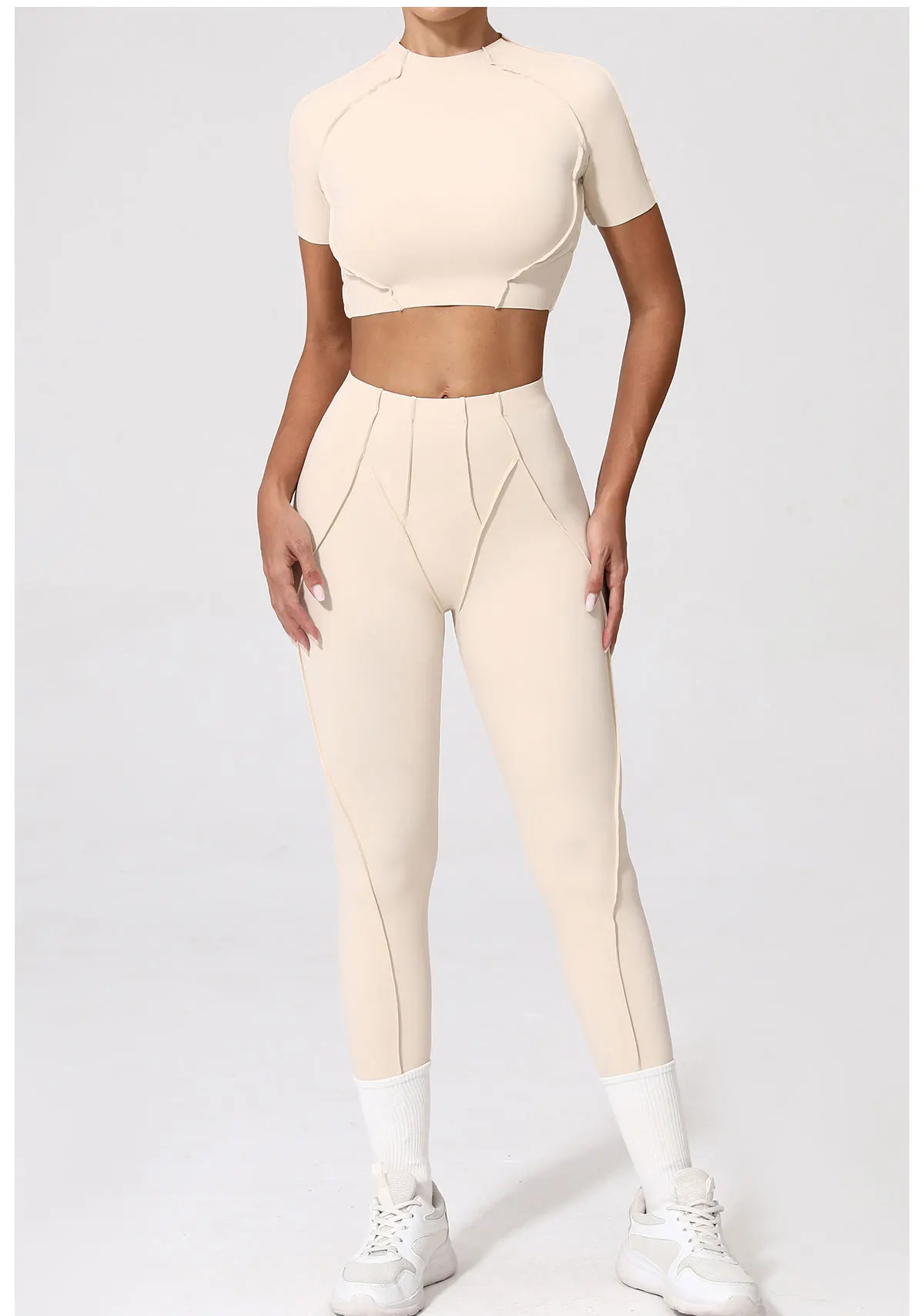 Experience Ultimate Sensuality and Versatility with our Womens Fitness Suit Yoga Sets - Elevate your Workout with Short Sleeves, High Waist Leggings, and Gym-Ready Sportswear in a Wide Range of Styles and Colors!