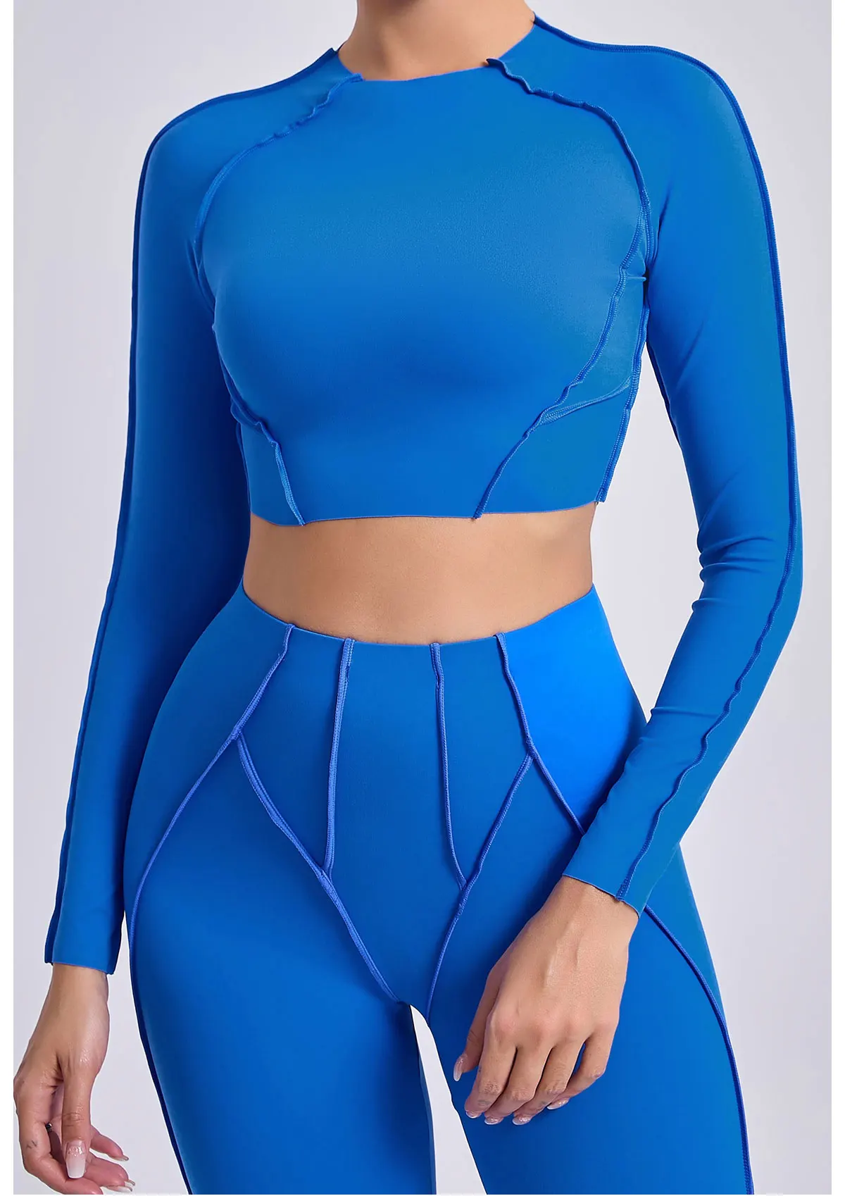 Hot Must-Have: Womens Long Sleeve Workout Top for Gym, Pilates, Yoga, and Running - Elastic Active Wear for Ultimate Fitness Performance and Style!