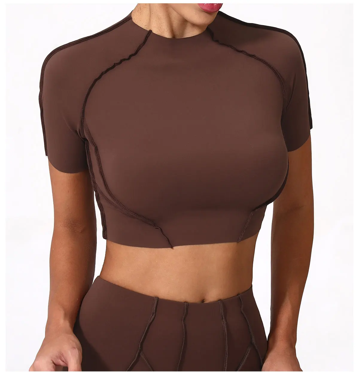 Empower Your Fitness: Versatile Womens Summer Running T-Shirt for Yoga, Gym, and Beyond - Short Sleeve, Round Neck, Breathable, Stretchy, and Slim-Fit Active Top