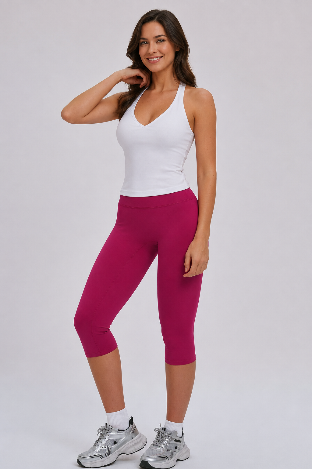 Contour Ease Capri Leggings - Image 3