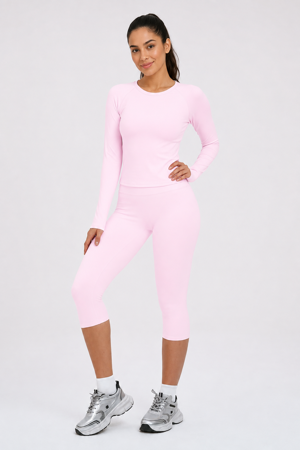 Contour Ease Capri Leggings - Image 10