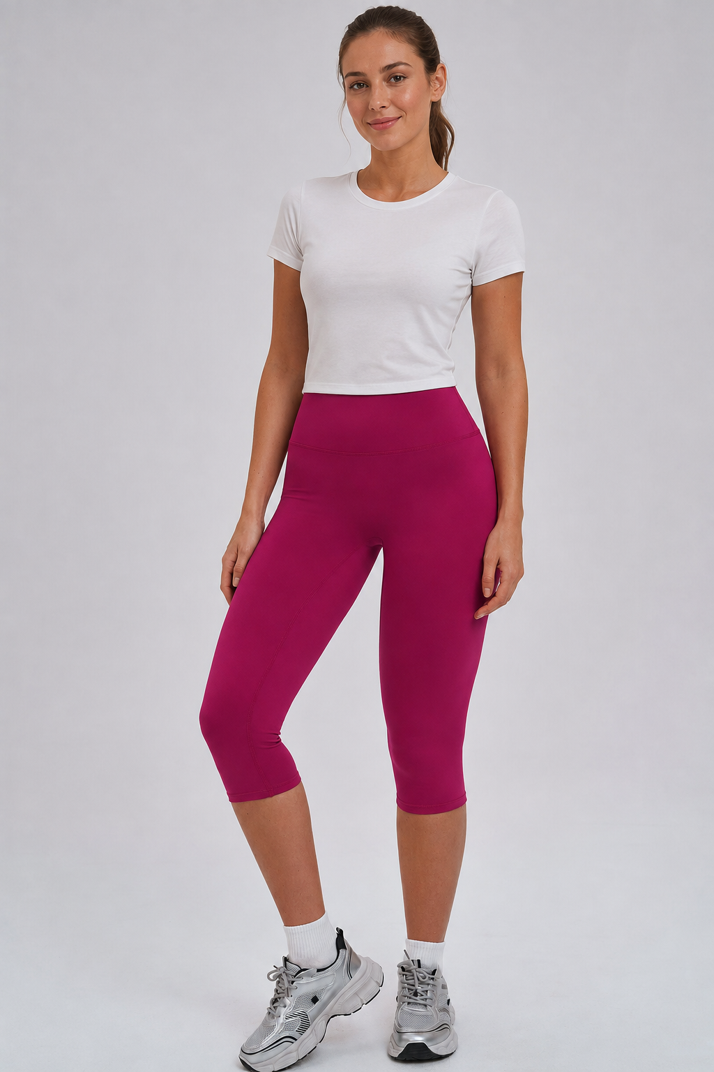 Contour Ease Capri Leggings - Image 5