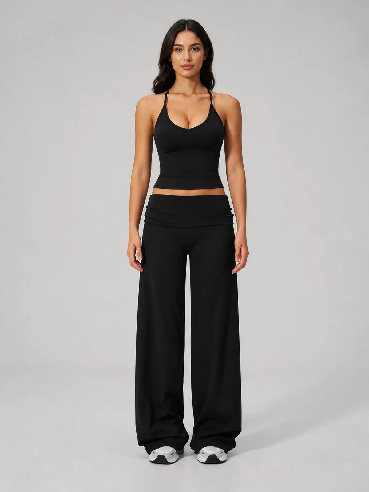 Drift Archive Tank Top and Wide-Leg Pants Set — studio portrait