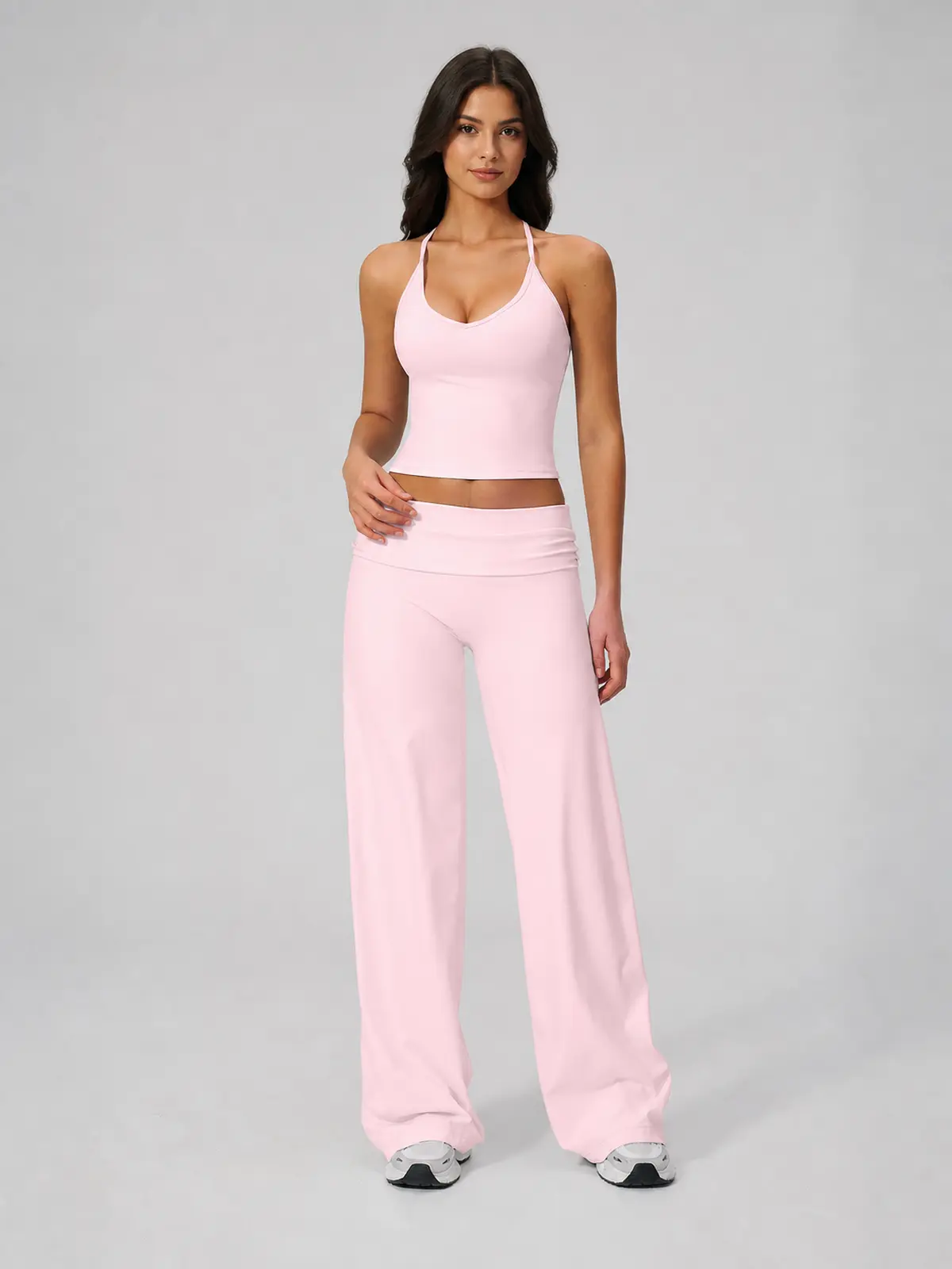 Drift Archive Tank Top and Wide-Leg Pants Set — studio portrait