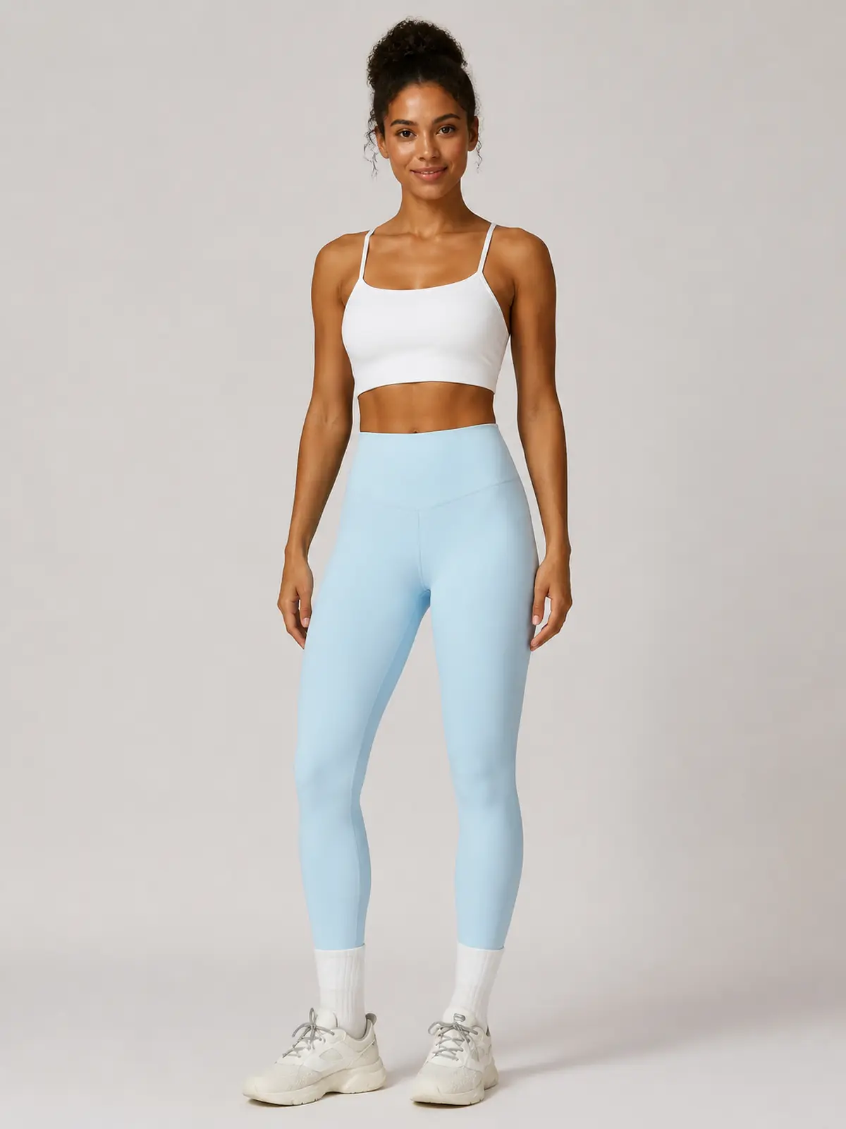 Emberline Studio High-Rise Full-Length Leggings — light sky blue — authoritative variation match