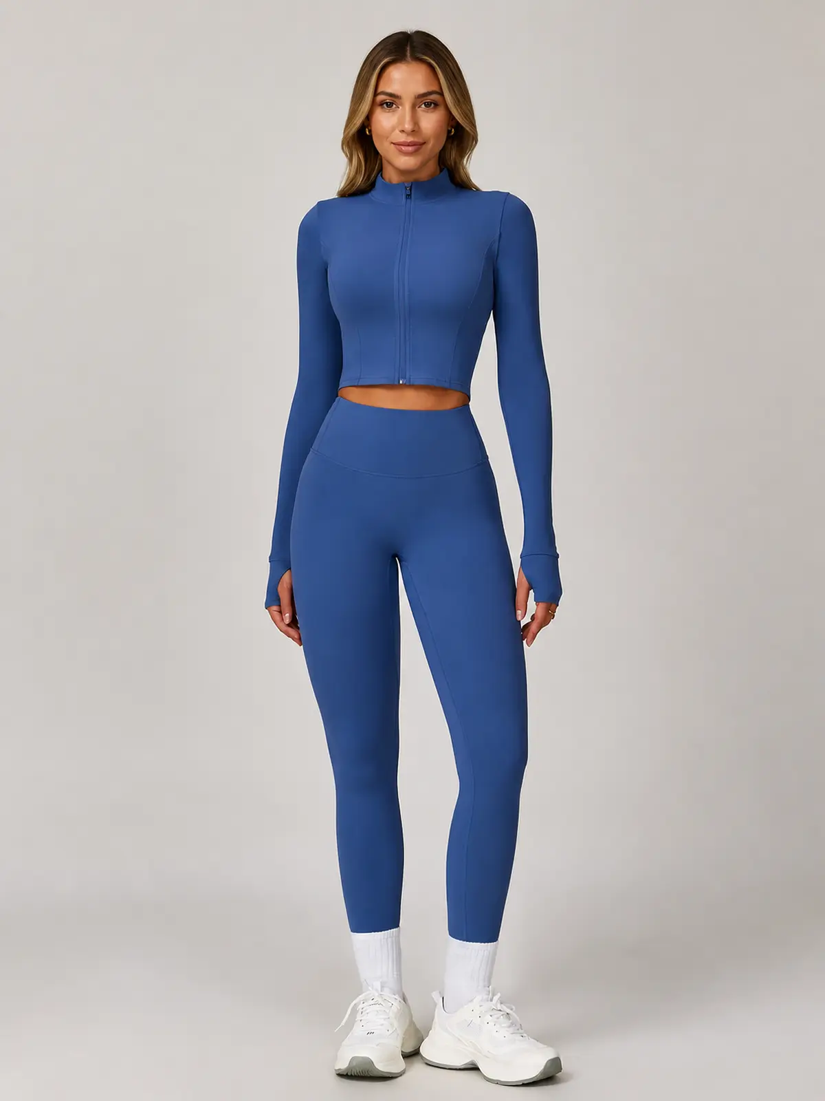 Emberline Studio High-Rise Full-Length Leggings — midnight blue — general — authoritative variation match