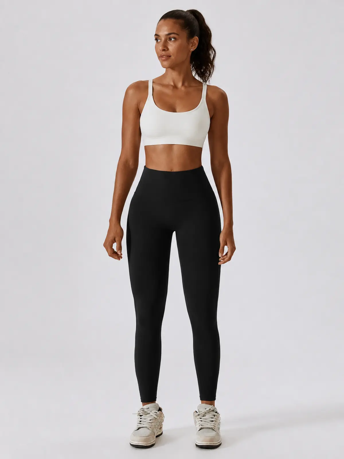 Fjord Cadence High-Rise Full-Length Yoga Leggings — black — authoritative variation image