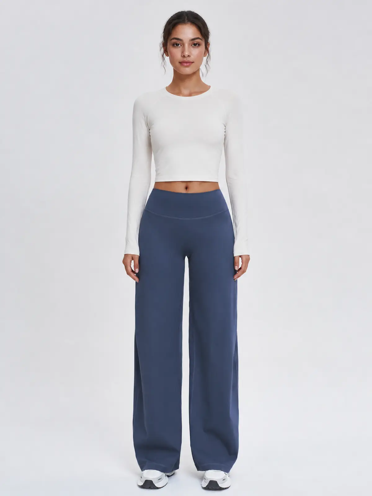 Harbor Verse High-Rise Flare Leggings — studio portrait