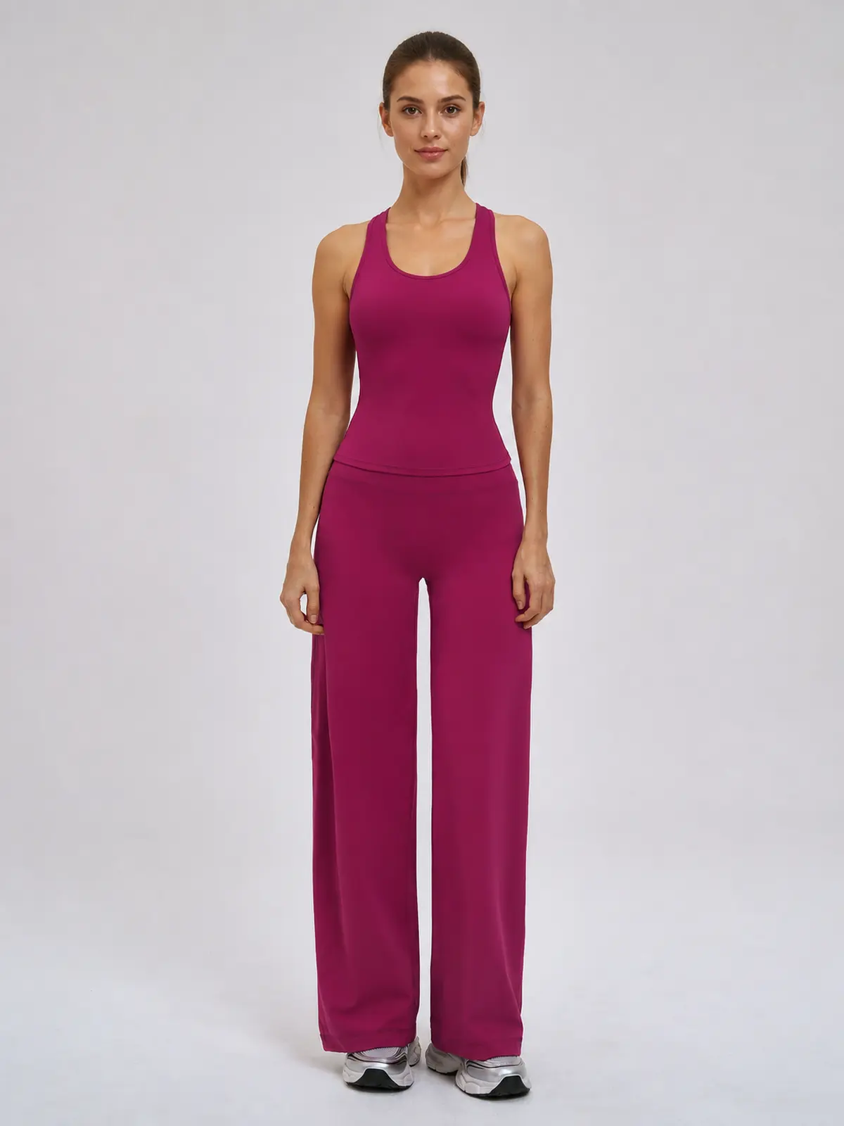Harbor Verse High-Rise Flare Leggings — studio portrait