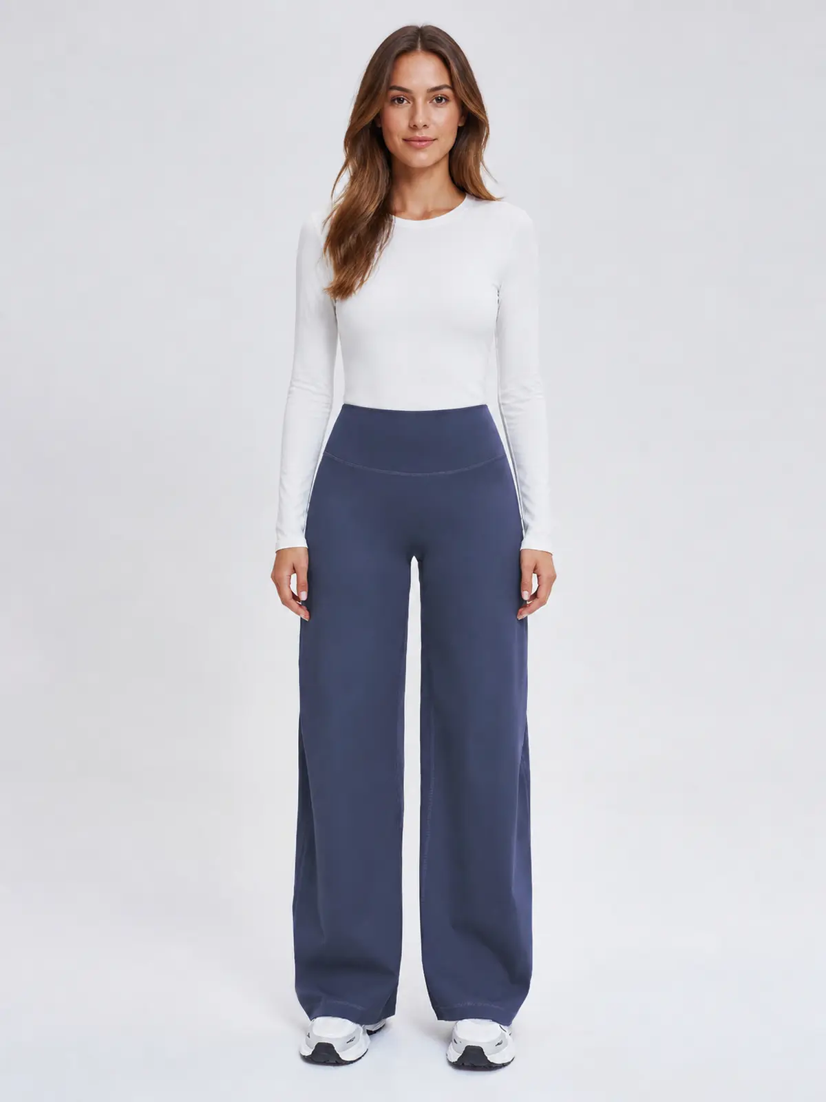 Harbor Verse High-Rise Flare Leggings — studio portrait