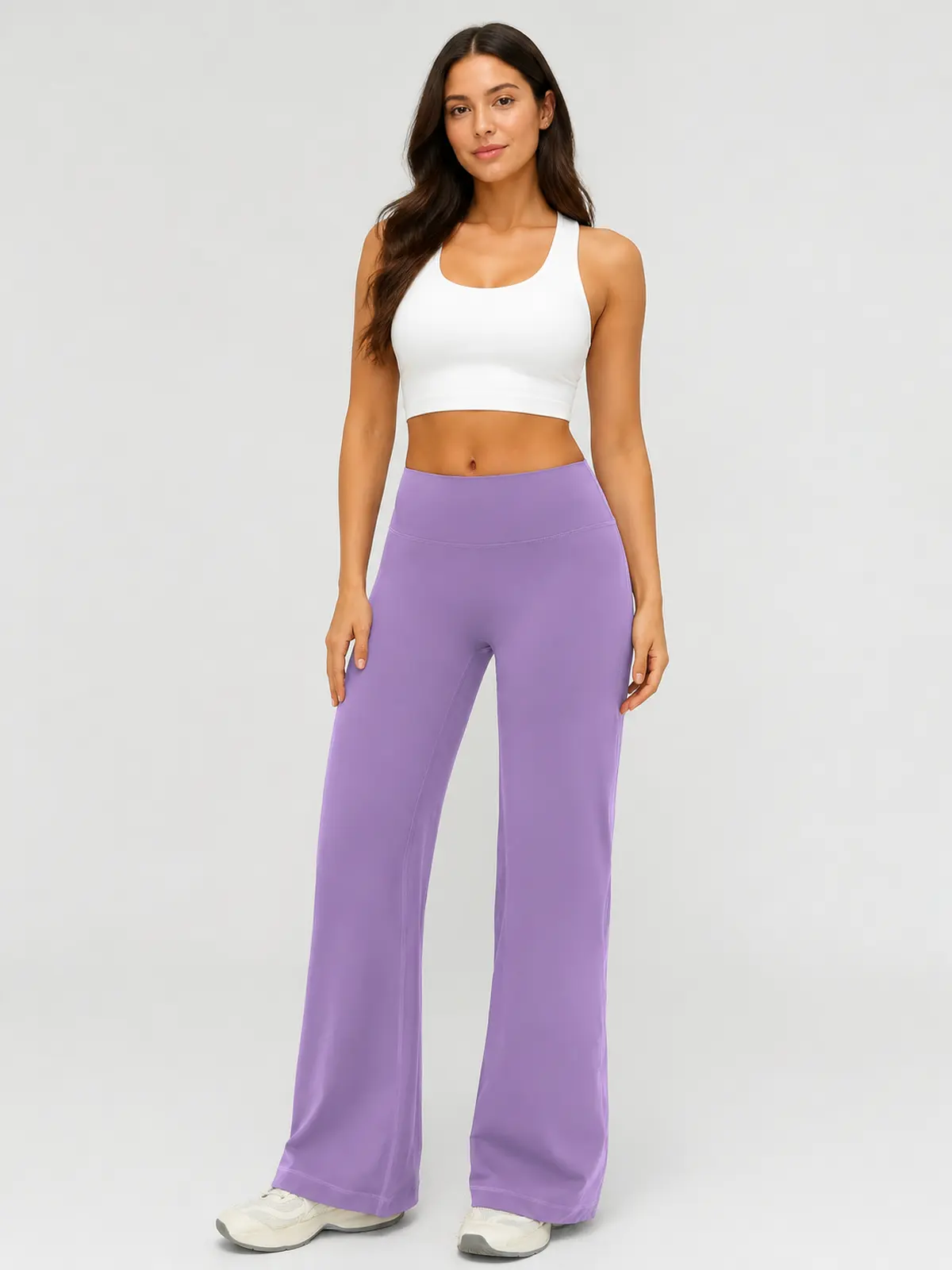 Harbor Verse High-Rise Flare Leggings — studio portrait