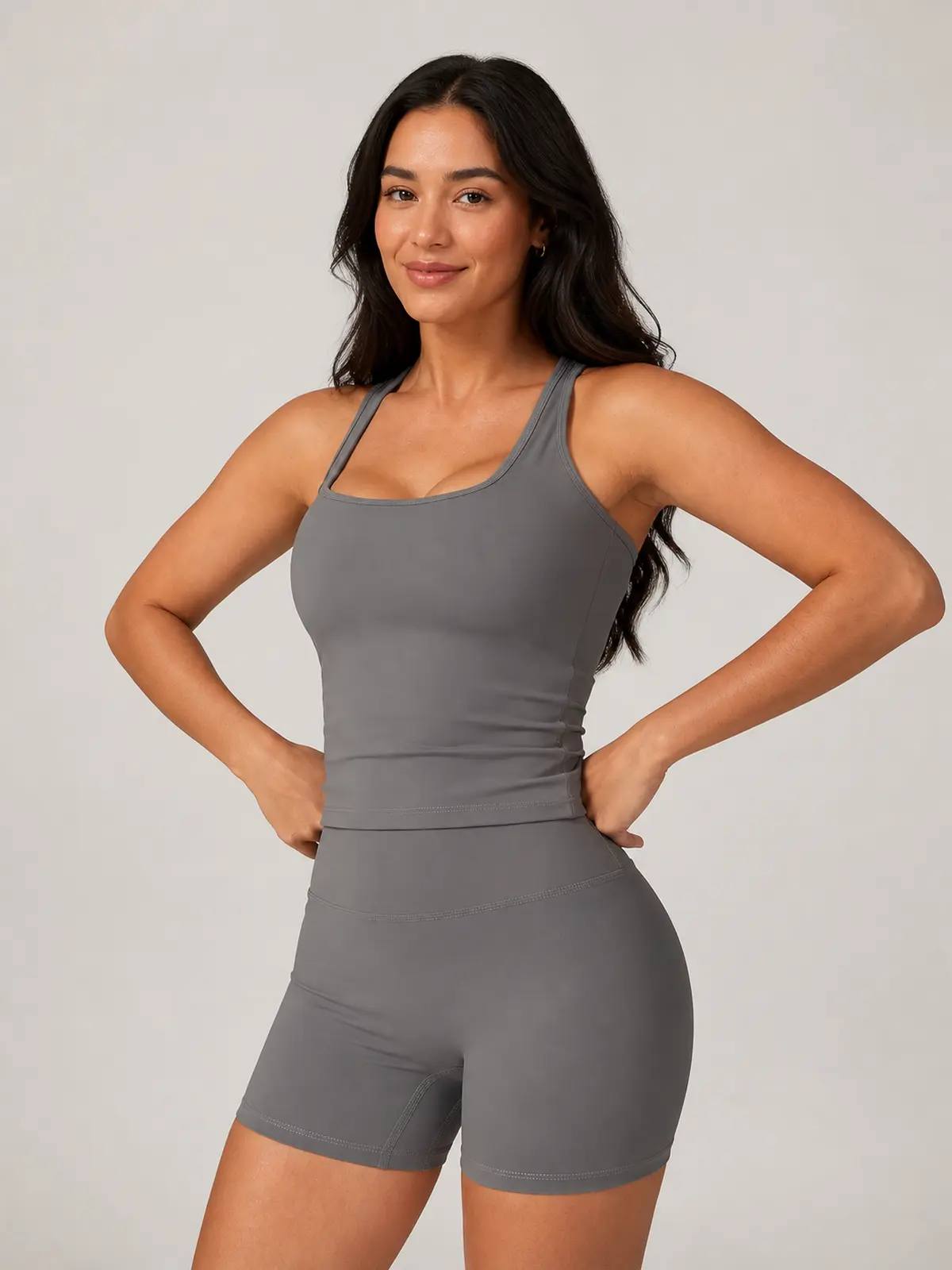 Nimbus Study Square-Neck Tank Top — gray — general — authoritative variation match