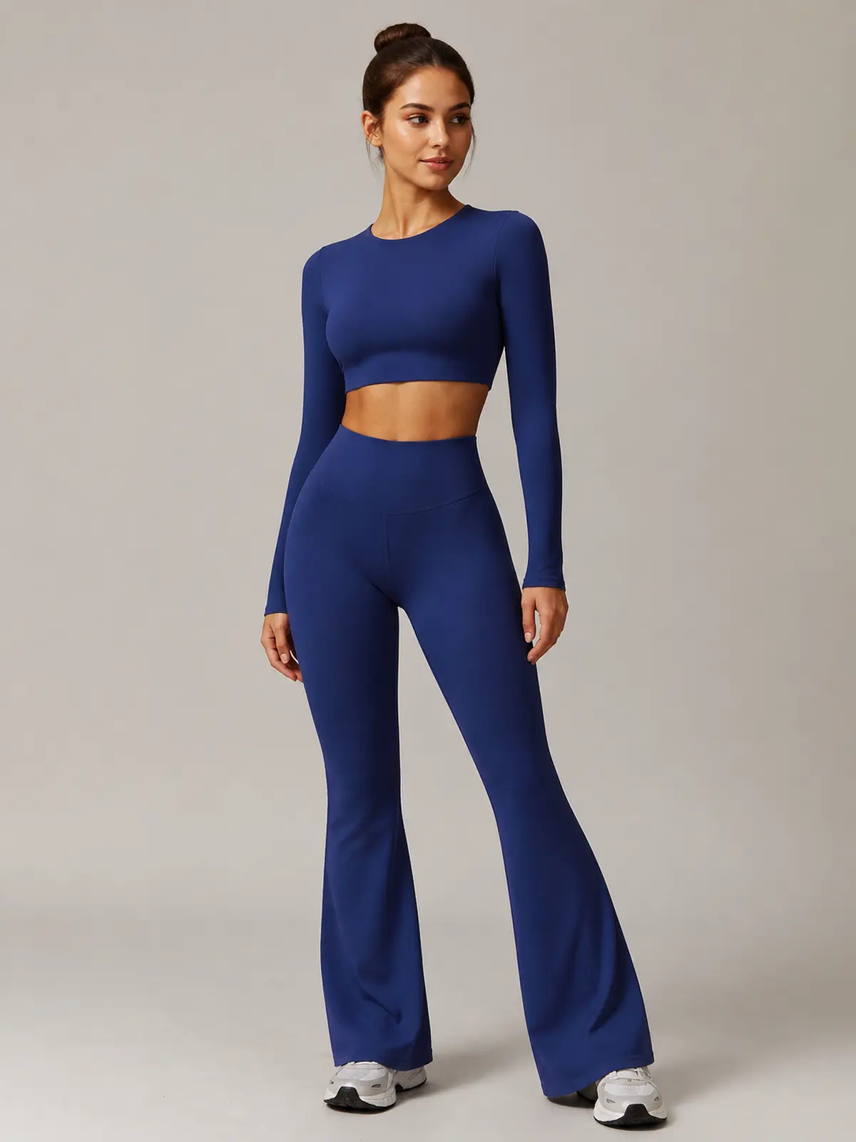 Solar Drift High-Rise Flare Leggings — navy blue — general — authoritative variation match