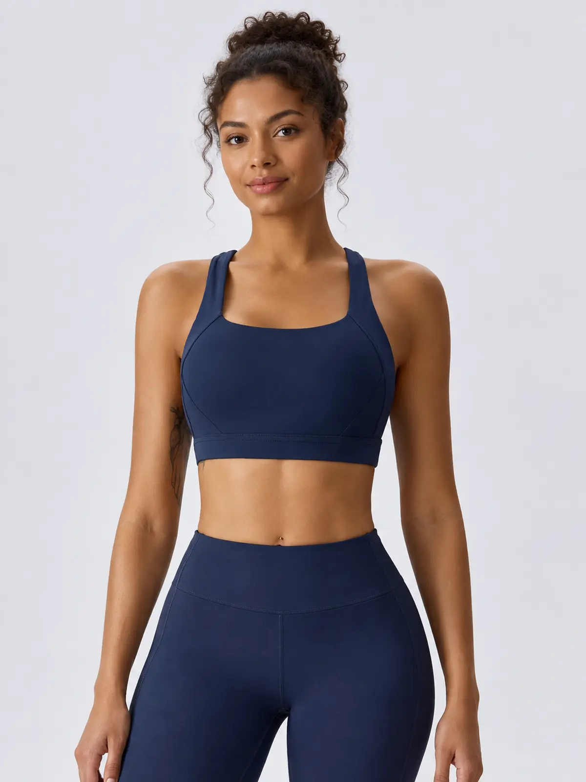 Sagebound Relay Scoop-Neck Sports Bra — navy blue — sports-bra — authoritative variation image
