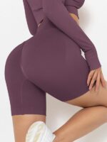 Be Irresistible in Sexy Flow High Waist Push Up Scrunch Butt Enhancing Yoga Shorts - Show Off Your Curves!