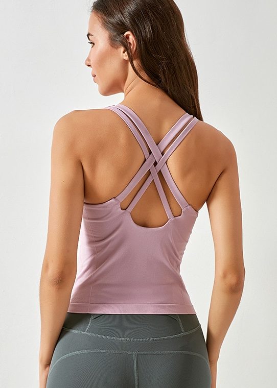 Be Ready to Turn Heads in Sexy Harmonys CrissCross Yoga Tank Top - Feel Your Best and Look Your Best!