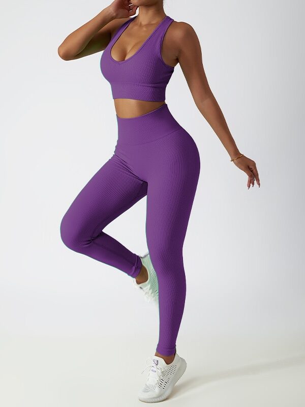 Dazzling Harmony 2-Piece Athletic Outfit - Perfect for Working Out or Lounging!