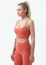 Elegant Vinyasa Flow Yoga Sports Bra | Breathable & Supportive for Your Active Practice